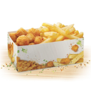 Popcorn Chicken & Chips