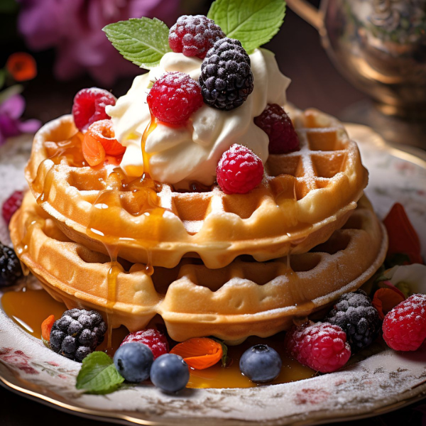 Fruit, Glorious Fruit Waffle