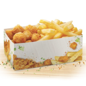 Popcorn Chicken & Chips